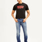 Men's 511 Blue Slim Fit Mid Rise Jeans - Front View