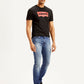 Men's 511 Blue Slim Fit Mid Rise Jeans - Side View