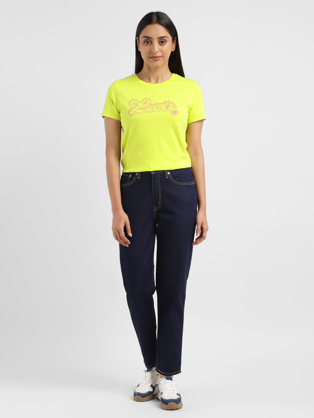 Women's 80s Mom Navy Blue Loose Fit Mid Rise Jeans - 5244f33d-0aef-412c-b666-38d5711ea7bc View