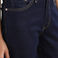 Women's 80s Mom Navy Blue Loose Fit Mid Rise Jeans - FrontDetails View