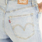 Women's Blue Ribcage Straight Fit High Rise Jeans - 6485a01b-bd2b-4c2e-bf96-875f63f9c1a8 View