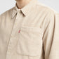 Men's Solid Spread Collar Corduroy Shirt - 48ffe315-6849-4d1e-859f-ae75bc1988be View