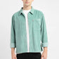 Men's Solid Spread Collar Corduroy Shirt - 7d0ed033-3a62-46d6-ae57-9f39f85c99a3 View