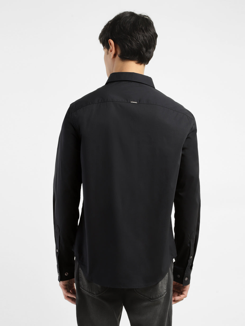 Men's Redloop Solid Spread Collar Shirt - 03aca767-af43-459f-8125-01f4e53f0d96 View