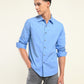 Men's Redloop Solid Spread Collar Shirt - Front View