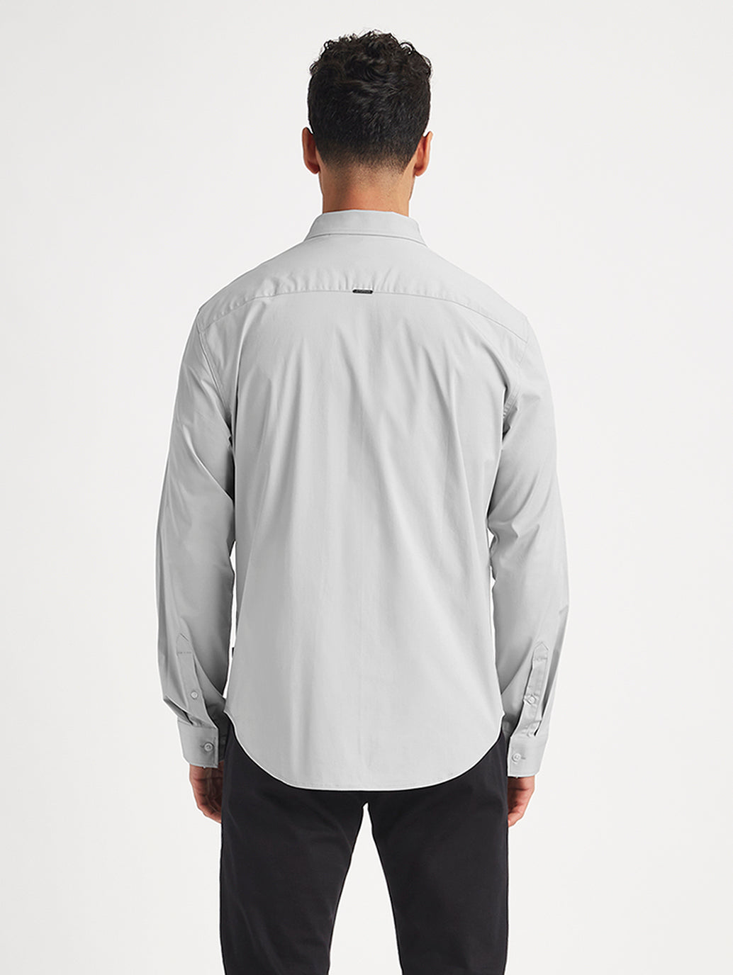 Men's Redloop Solid Slim Fit Shirt - Back View