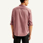 Men's Redloop Solid Slim Fit Shirt - Back View