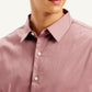 Men's Redloop Solid Slim Fit Shirt - Detail View