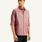 Men's Redloop Solid Slim Fit Shirt - Side View