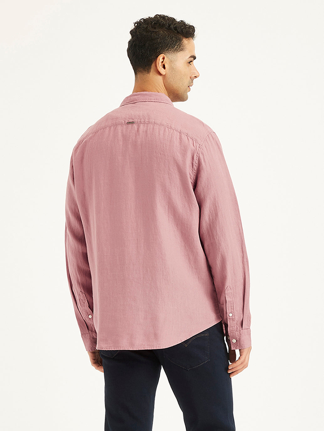 Men's Redloop Solid Slim Fit Shirt - 90b47b4f-fd56-4e9c-a85c-1d95b23eacee View