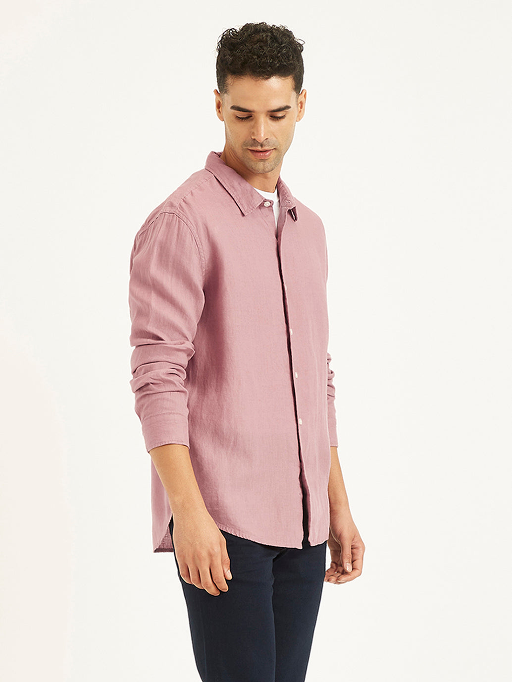 Men's Redloop Solid Slim Fit Shirt - 96573522-4a71-42ed-a647-8d2b95af2250 View