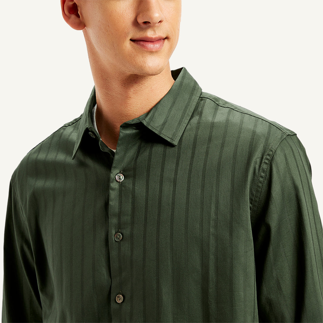Men's Redloop Self Design Slim Fit Shirt - 3bc50eba-5138-4e9f-86d8-c32bc1d3b4f4 View