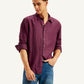 Men's Redloop Checkered Spread Collar Shirt - Styleshot View