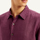 Men's Redloop Checkered Spread Collar Shirt - Detail View