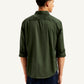 Men's Redloop Solid Slim Fit Shirt - Back View