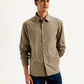 Men's Redloop Solid Slim Fit Shirt - Front View