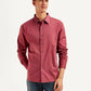 Men's Redloop Solid Slim Fit Shirt - Front View
