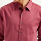 Men's Redloop Solid Slim Fit Shirt - Detail View