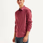 Men's Redloop Solid Slim Fit Shirt - Side View