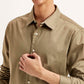 Men's Redloop Solid Slim Fit Shirt - Detail View