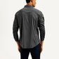 Men's Redloop Solid Slim Fit Shirt - Back View