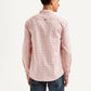 Men's Redloop Checkered Slim Fit Shirt - Back View