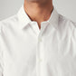 Men's Solid White Slim Fit Shirt - 26835445-b985-451e-84f9-a81094332601 View