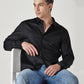 Men's Solid Slim Fit Poplin Redloop Shirt - Styleshot View