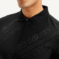 Men's Brand Logo Slim Fit Polo T-shirt - Detail View