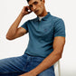 Men's Solid Slim Fit Polo T-shirt - Elevated View