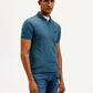 Men's Solid Slim Fit Polo T-shirt - Side View