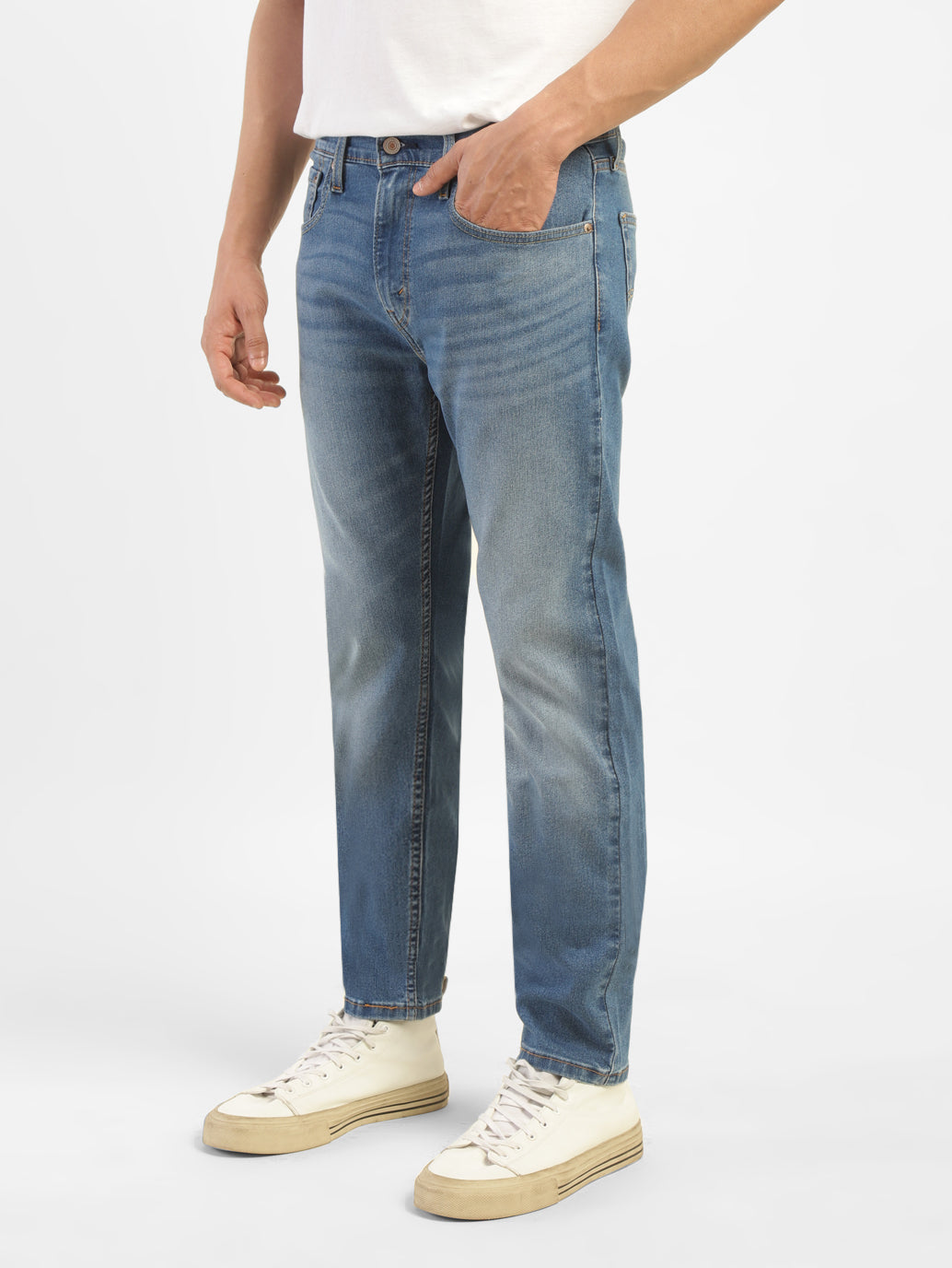 Men's 512 Blue Slim Tapered Fit Mid Rise Jeans - f9ecc6c7-bb9e-40cd-a441-3fca3943153a View