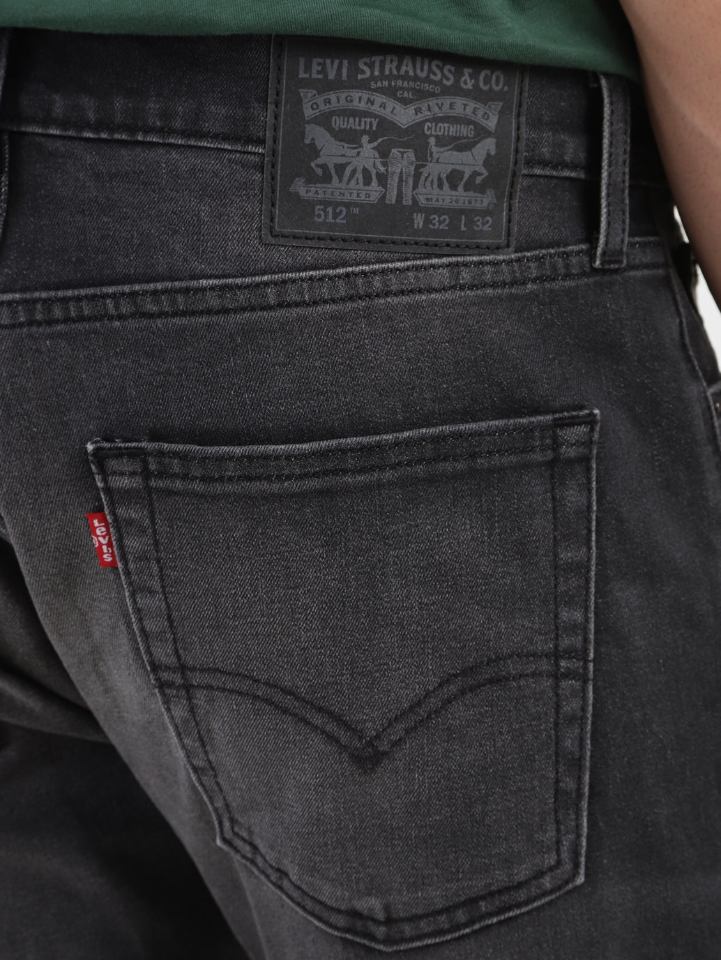 Men's 512 Grey Slim Tapered Fit Mid Rise Jeans - 3a4a2de1-d058-46dc-9c6f-f40fdc7a25fd View