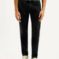Men's 512 Black Slim Tapered Fit Mid Rise Jeans - Front View