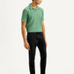 Men's 512 Black Slim Tapered Fit Mid Rise Jeans - Side View