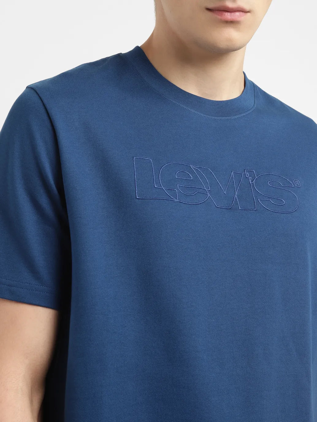 Men's Brand Logo Crew Neck T-shirt - ec8143be-9817-4d0f-8cc0-7998d64cc790 View