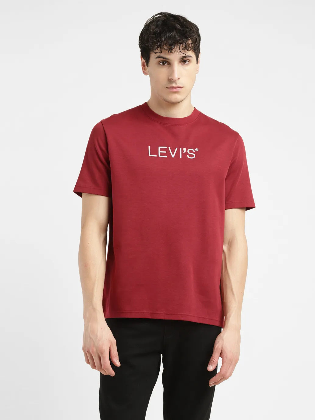Men's Brand Logo Crew Neck T-shirt - aa53c158-fae4-4fed-9d22-f5ebb5130538 View