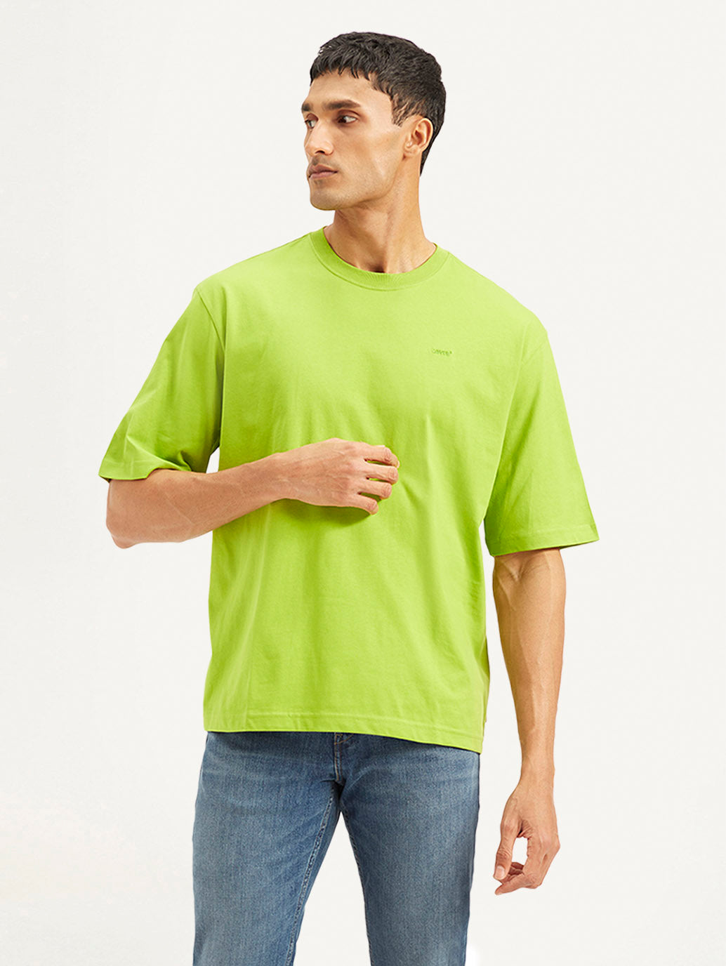 Men's Solid Loose Fit T-shirt - 33c53e09-372e-413f-959e-7f7356c4f6e9 View