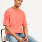 Men's Solid Loose Fit T-Shirt - Styleshot View