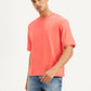 Men's Solid Loose Fit T-Shirt - Side View