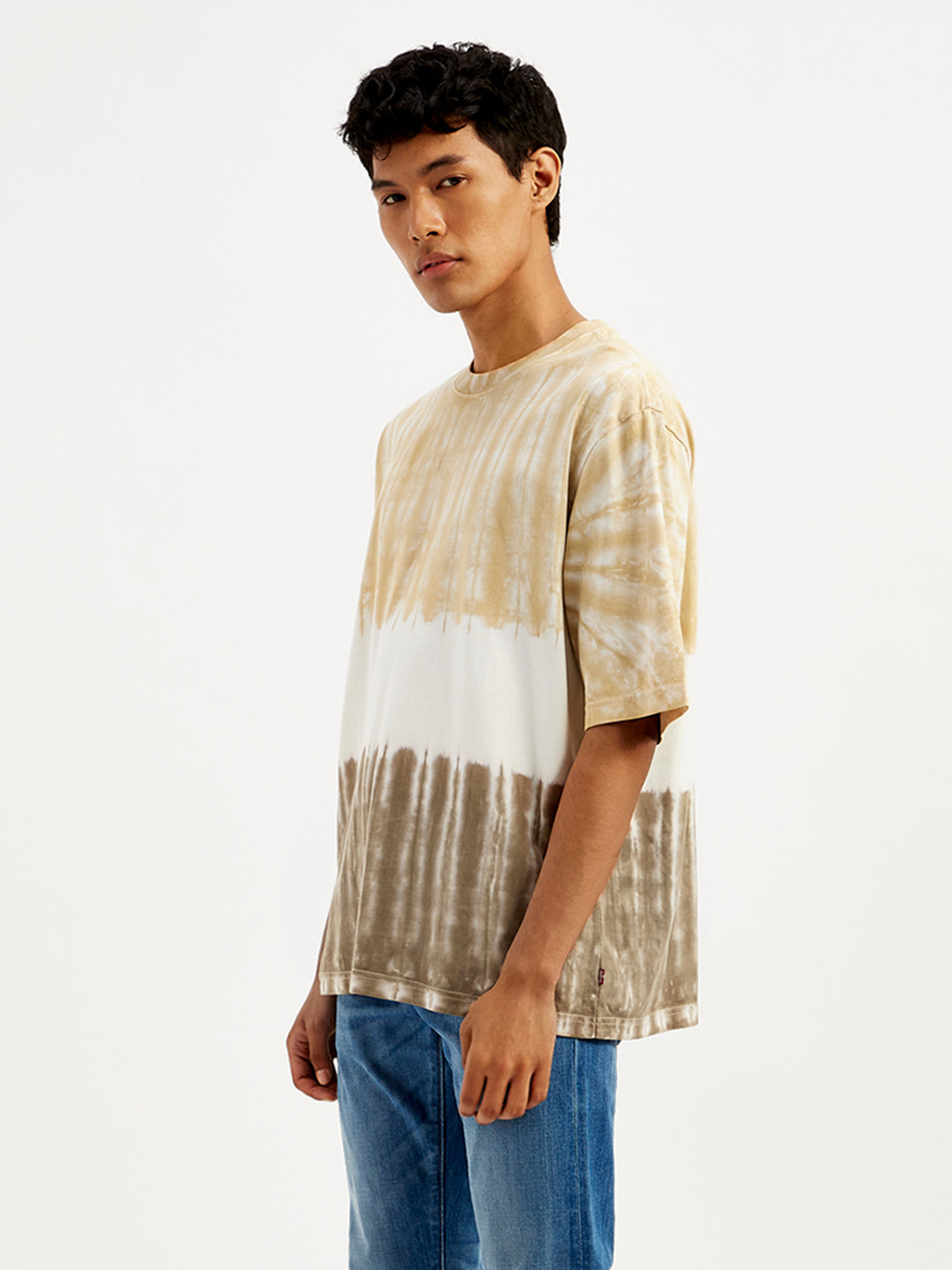 Men's Tie-Dye Loose Fit T-Shirt - 20 View