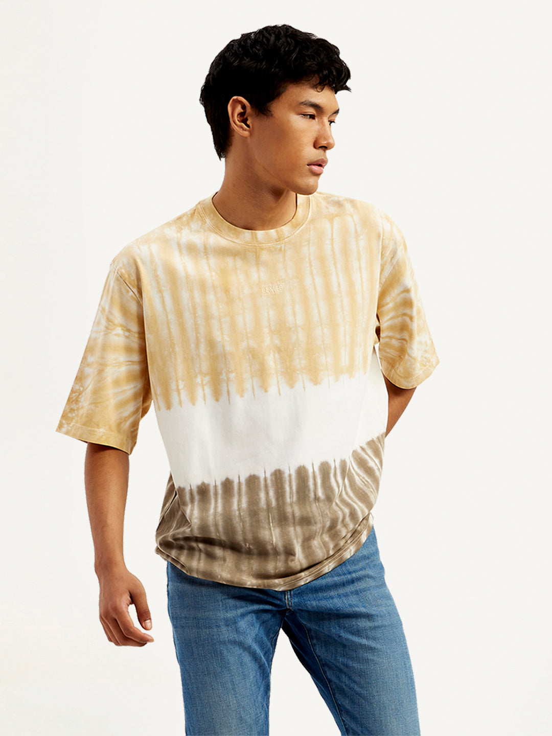 Men's Tie-Dye Loose Fit T-Shirt - 20 View