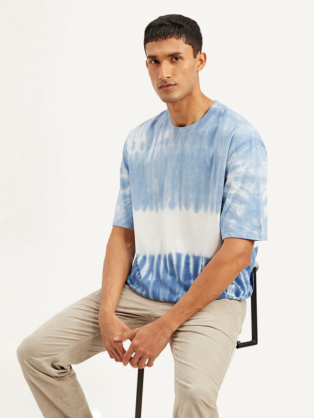 Men's Tie-Dye Loose Fit T-Shirt - Styleshot View