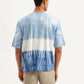 Men's Tie-Dye Loose Fit T-Shirt - Back View
