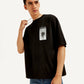 Men's Graphic Print Loose Fit T-shirt - Elevated View