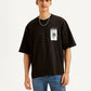 Men's Graphic Print Loose Fit T-shirt - Front View