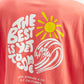 Men's Solid Loose Fit Graphic T-Shirt - Detail View