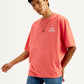 Men's Solid Loose Fit Graphic T-Shirt - Styleshot View