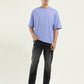 Men's Solid Loose Fit T-Shirt - ModelFront View