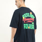 Men's Graphic Print Loose Fit T-shirt - Back View